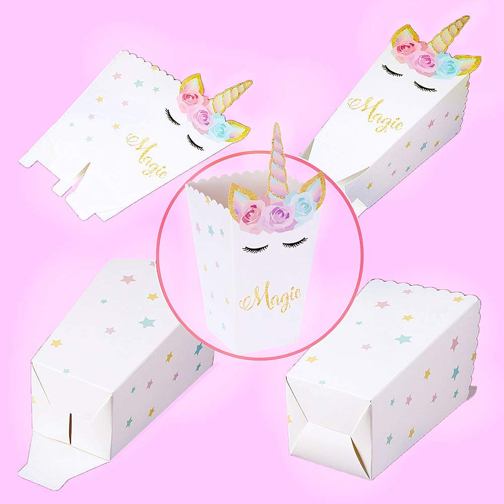 12 Unicorn Party Favor Boxes Set 2 12 Unicorn Party Favor Boxes Set 2