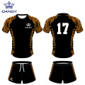 Jersey de rugby seca rápida personalizada