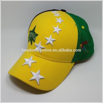 heavy bush cotton baseball cap with embroidery logo cap