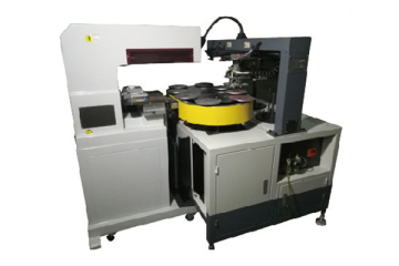 Dual color saw blade printing machine