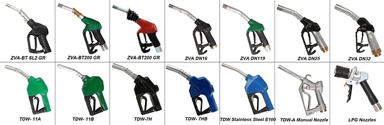 ZVA2-DN16 automatic aluminum fuel petrol dispensing nozzle for Petrol Station