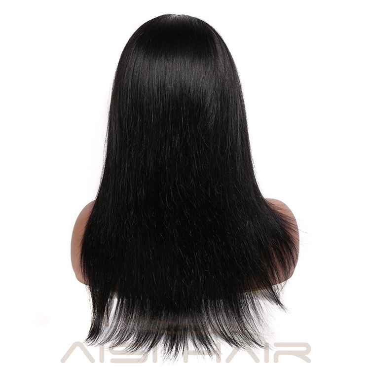 Human Hair Headband Wig For Black Women Long Straight black Wigs Brizilian Raw None Lace High Quality Wholesale Price Human Hair