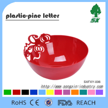 Round Plastic Serving Bowls, Party Snack or Salad Bowl