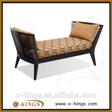 fabric long bed foot stool