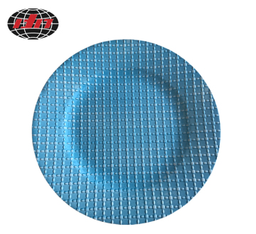 Tartan Pattern Plastic Charger Plate