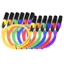 OEM ODM Color XLR Microphone Cable with Nickel Plated Connectors - Balanced