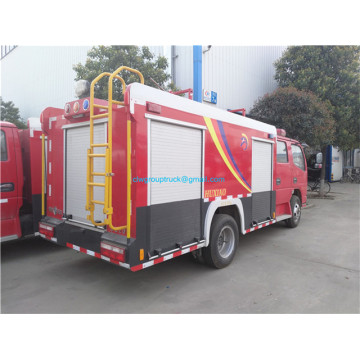 double rangée dongfeng petit camion de pompiers