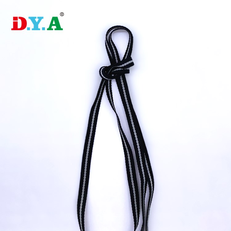 0.8cm customized stripe color polyester tape webbing straps
