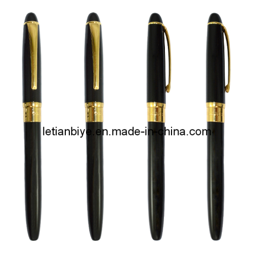 Customized Metal Roller Pen with Gold Accessory (LT-C440)