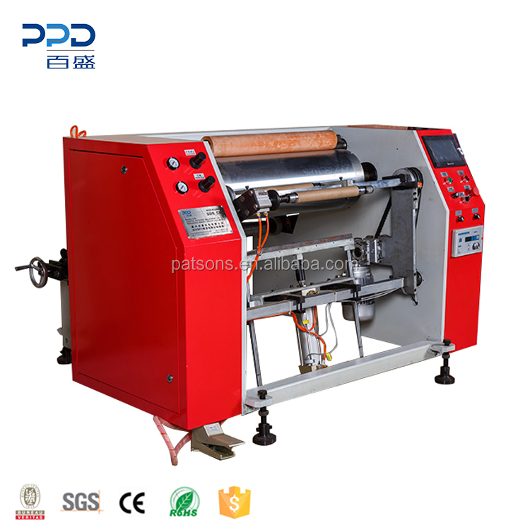 Good Quality Semi Automatic Aluminium Foil Roll Rewinding And Cutting Machine