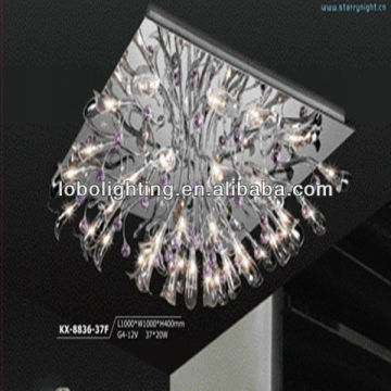 Modern chrome crystal lighting