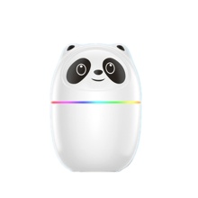 Panda Air Humidifier: 220ml Mini Essential Oil Diffuser with 7 Colors