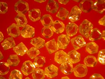 Superhard Material of Synthetic Diamonds