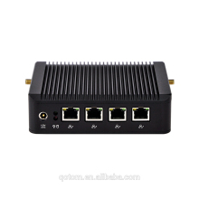 2017 Newest J1900 Quad core 2.42G Fanless ubuntu mini pc 4 LAN Itx Q190G4U
