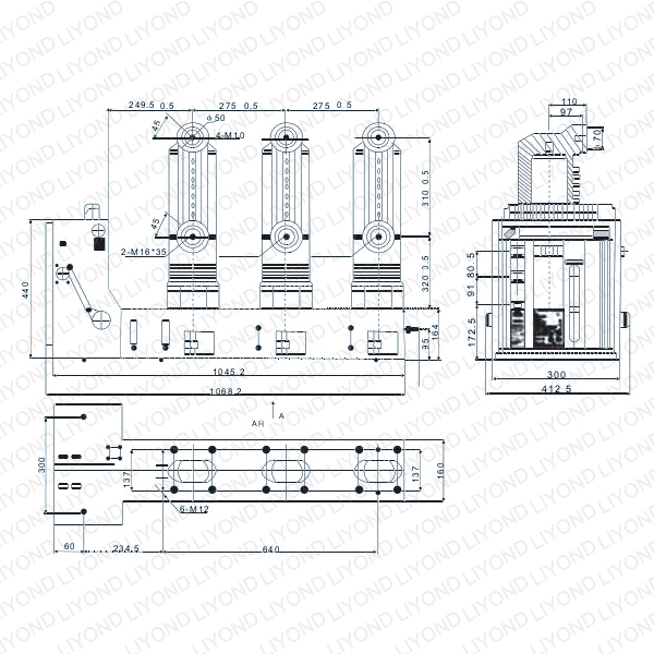 VSG/C-24 Series Lateral Type MV VCB Indoor Vacuum Circuit Breaker