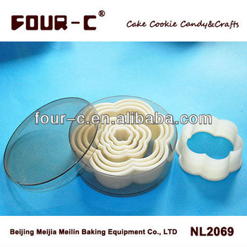 Blossom cookie cutter set,nylon cookie decorating set