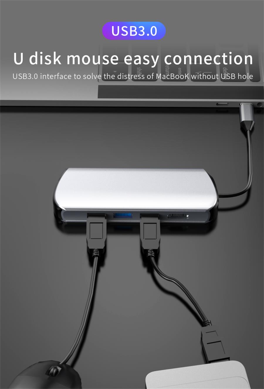 usb 3.0 hub with hdmi