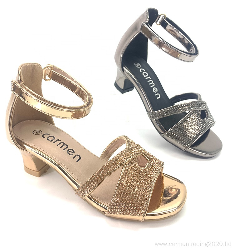 New summer low-heeled peep-toe princess sandals