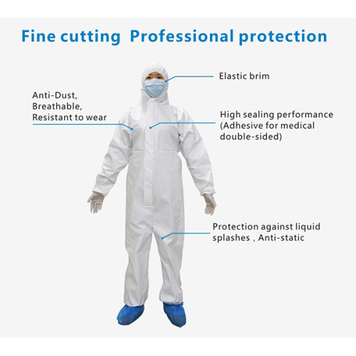 Sterile Disposable Hospital Safety Isolation Coverall