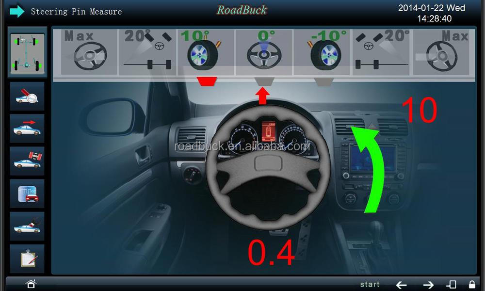 CE Certificate RoadBuck G681 3D Measurement Car Wheel Aligner for Sale