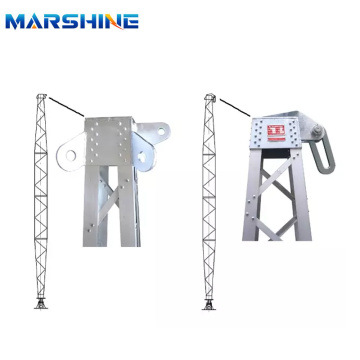 Aluminum Alloy A-Shape Lattice Electric Gin Pole