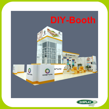 custom portable modular Island exhibition display systems