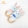 Eco Organic Crochet Baby Toys Rabbit Teether