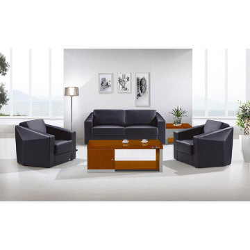 2014 new design cheap promotion leather PU receiption office sofa