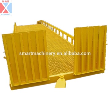 8T Hydraulic mobile dock ramp movable dock ramp