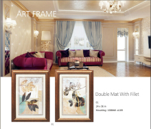 Gorgeous Rose Golden Art Frame