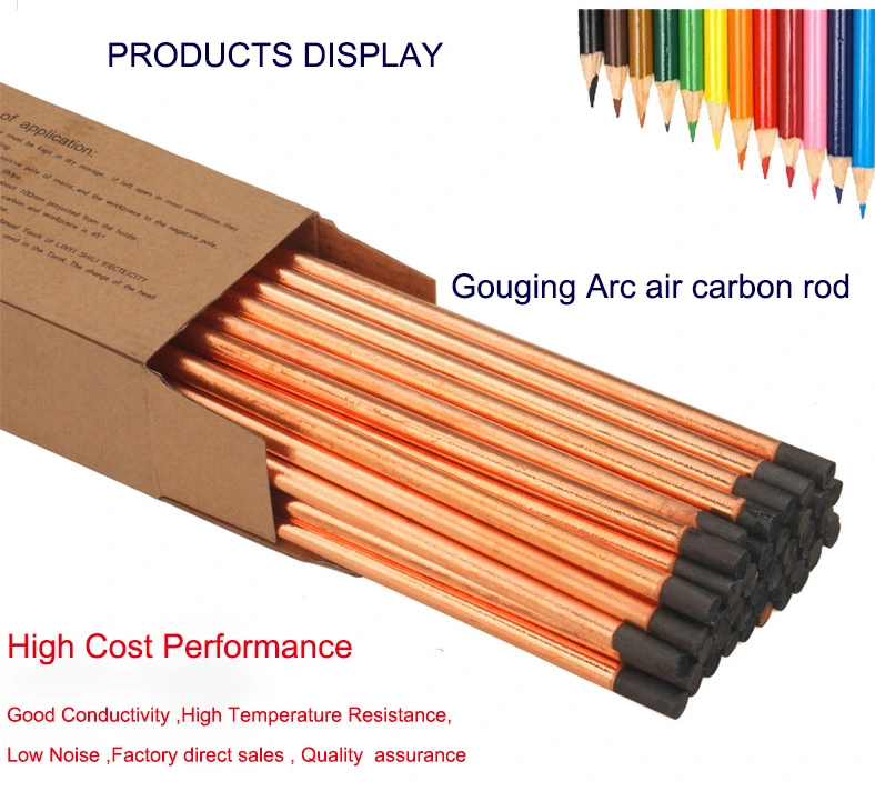 DC Copper Coated Arc Gouging Electrode for Cutting Metal Steel