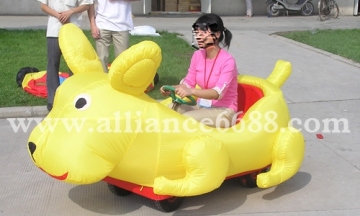 inflatable electric car inflatable cartoon car battery car