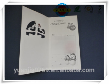 customize PET lenticular new year greeting 3d card