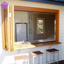 Lingyin Construction Materials Ltd America style Aluminum Folding Window aluminium double glass sliding window