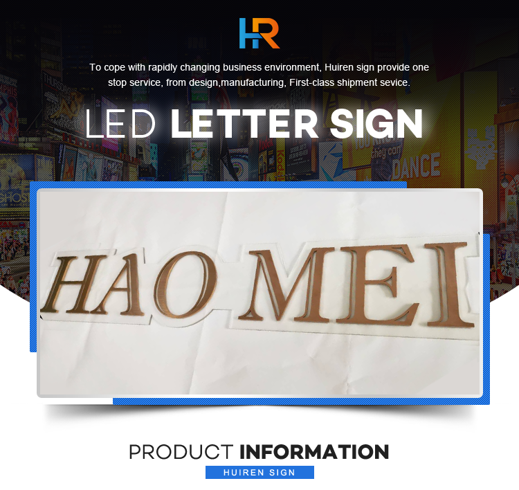 Letra de 3d Decorative Lights Advertising 3D Stainless Steel Letter Custom Letter Wall Light Up Letters Sinage Signboard