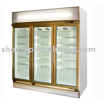 Three-door Vertical refrigerated showcase