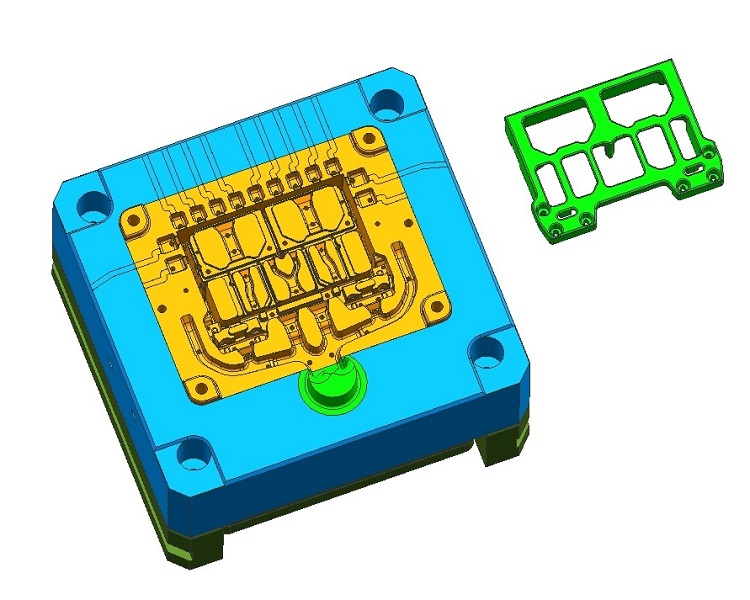 OEM Custom Gasoline Engine Shell CNC Machining Adc12 Aluminum Alloy Die casting Parts