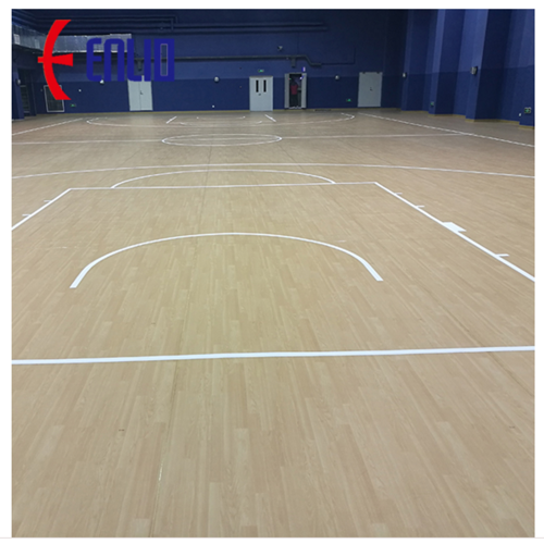 Tapis de terrain de sport de netball d&#39;intérieur en PVC