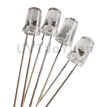 UVTaoYuan 3mm 5mm Red LED Chip 620nm 625nm 630nm Round LED Light Emitting Diode