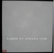 8 thickness ceiling tiles Waterproof plastic decorative Suspended pvc ceiling tiles PVC LAMINATED GYPSUM CEILING TILES