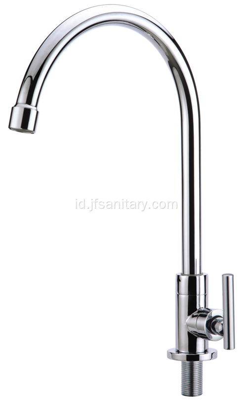 Pegangan tunggal faucet dapur hanya air dingin