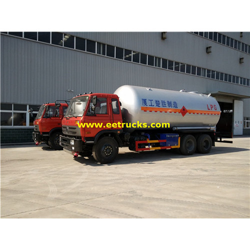 6x4 25 M3 Propane Gas Tank Trucks