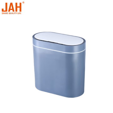 JAH 8L Plastic Oval Waterproof Sensor Trash Bin