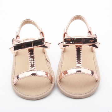 Stylish kids girls party footwear baby PU leather sandals