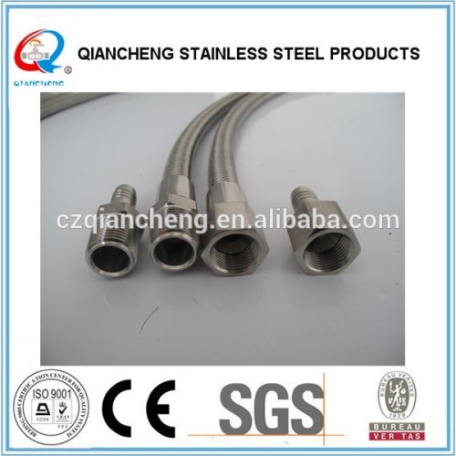China Tube Steel Braided Soft Ptfe Hose Assembly