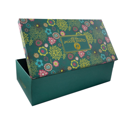 Luxury Custom Green Two Pieces Gift Box