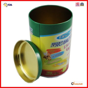hot sale round tin can for dog food