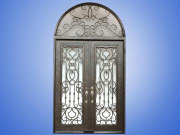 Wrought Iron Steel Entry Doors