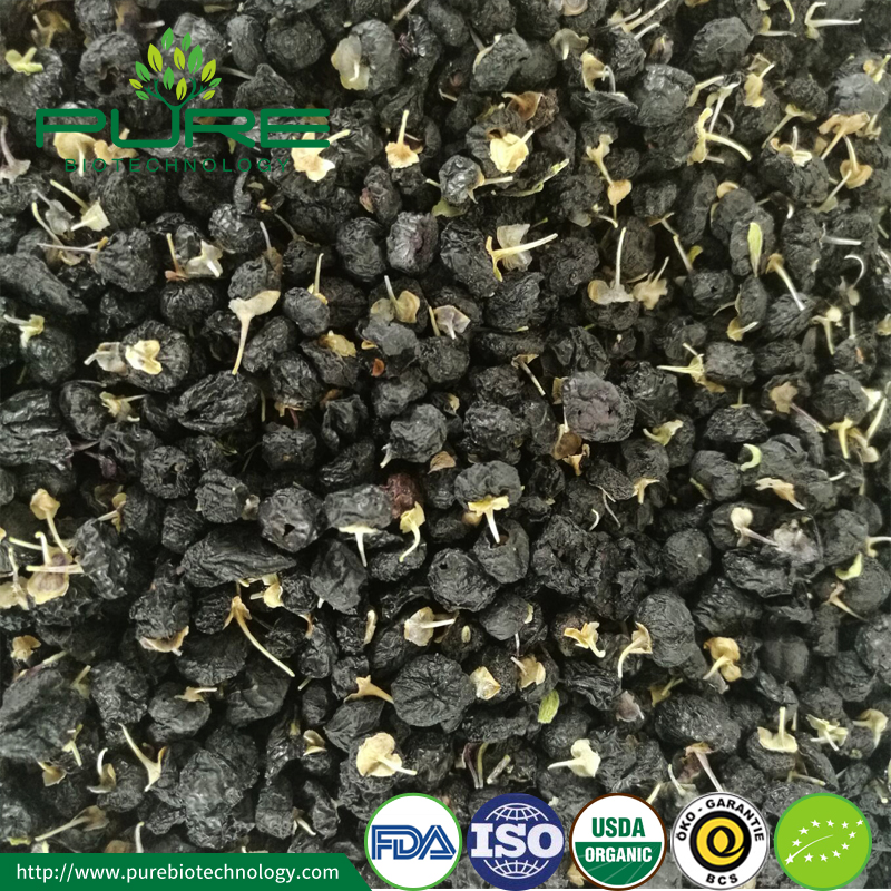 Bacca di goji nera essiccata organica certificata all'ingrosso Wholesale Certified Organic dried black goji berry
