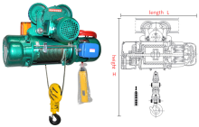 CD1 series wire rope electric hoist
